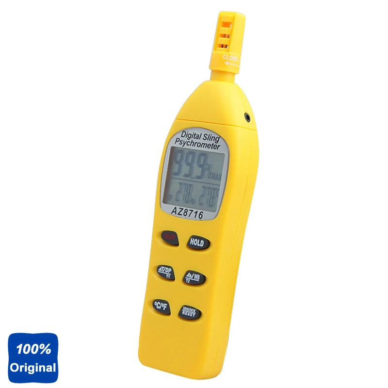 Цифровой карманный психохромный Измеритель температуры и влажности гигрометр с