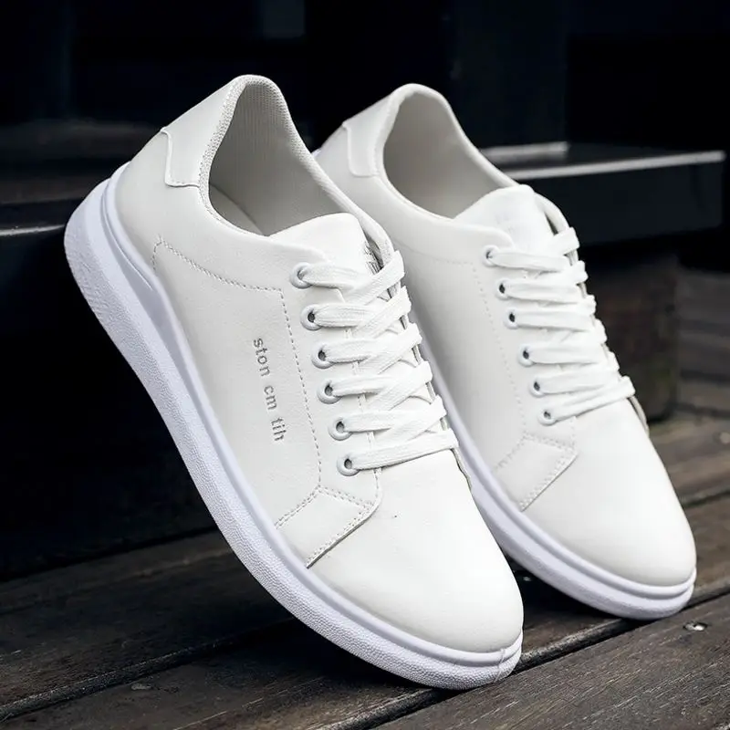 KemeKiss корейский Для мужчин повседневная обувь на шнуровке Цвет плоской подошве