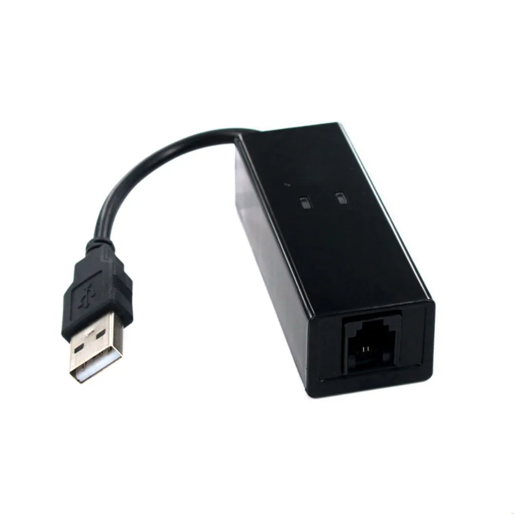 USB 2 0 к порту RJ11 56 Кбит/с внешний модем для факса питание от компьютера безбумажный
