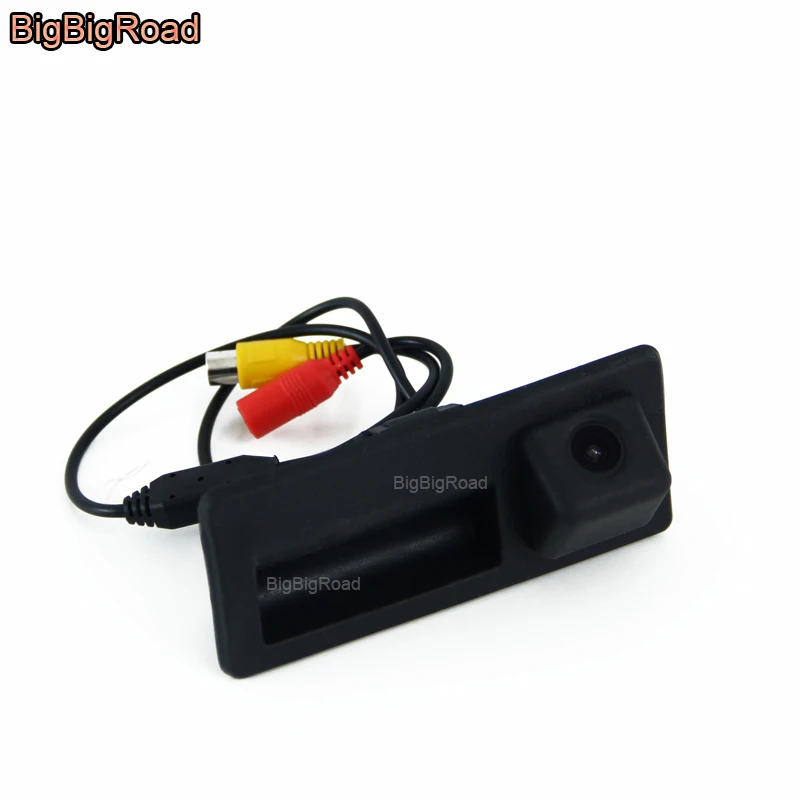 Камера заднего вида BigBigRoad для Audi A4 A4L A8L Q3 A5 Q5 S5 2012 2013 2014 / SEAT Alhambra 2010 2014|trunk handle|backup
