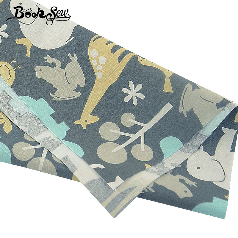 Тканевый текстиль Tela Scrapbooking с принтом животных Tissu DIY Twill Patchwork|Ткань| |