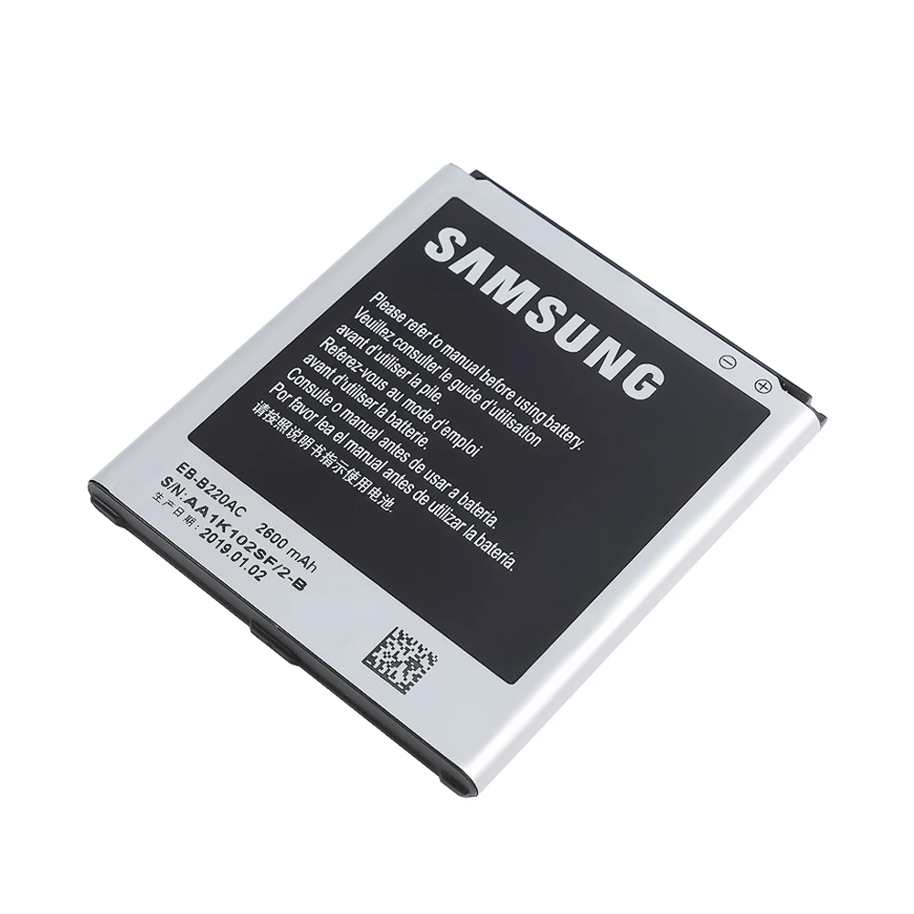 Оригинальный EB-B220AC для Samsung Galaxy Grand 2 G7102 G7106 G7108 Сменный аккумулятор мобильного