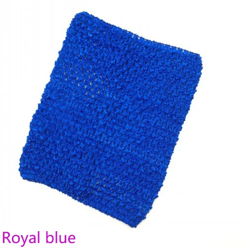 Royal blue 20x23 см вязаные топы-пачки для малышей, топы-пачки для душа, эластичные топы-пачки на груди, одежда для шитья, трикотажная ткань, подарки для детей на день рождения - Цвет: Royal blue
