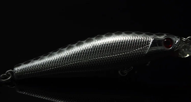 Рыбалка Свечение нить Приманка Minnow плавающий медленно Тонущая приманка крючки