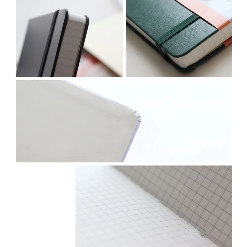 Переносная кожаная записная книжка A6 в клетку горошек A5|a5 writing pads|writing paddotted sketchbook |