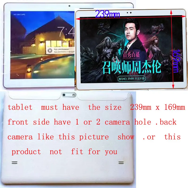 Чехол из искусственной кожи для Android 5 1 OS 10-дюймовый планшетный ПК Восьмиядерный 4