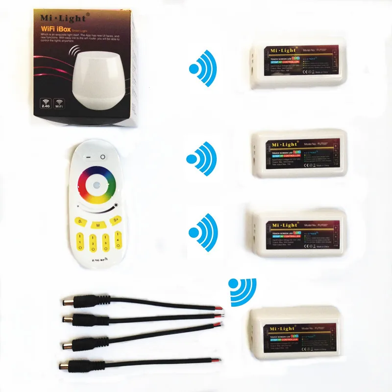 Фото Wi-Fi светильник iBox 20 м Светодиодная лента RGBW RGB 5050 12 В лента Водонепроницаемая CCT светильник RF сенсорный пульт дистанционного управления + Wi-Fi ... №4
