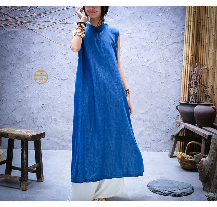 Бесплатная доставка новинка 2018 летнее тонкое джинсовое платье-трапеция женское