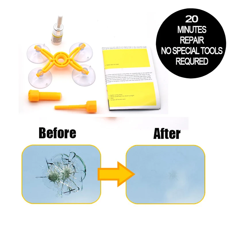 Наборы для Ремонта Лобового стекла DIY Инструменты ремонта окон автомобиля стекло