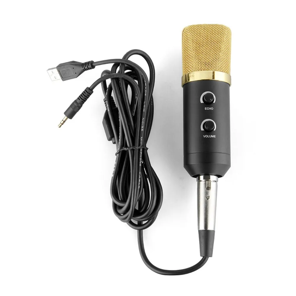 Профессиональный конденсаторный USB-микрофон для подкастов микрофон записи ПК с