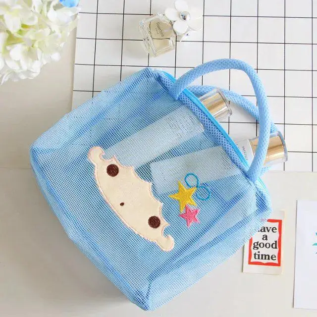 Прозрачная косметичка hello kitty My Melody Cinnamoroll pompomprin Little, с двумя звездами, косметичка для хранения, косметичка, пляжная сумка - Цвет: 5