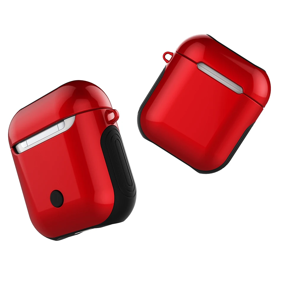 Роскошный силиконовый PU Bluetooth беспроводной чехол для наушников AirPods Защитная