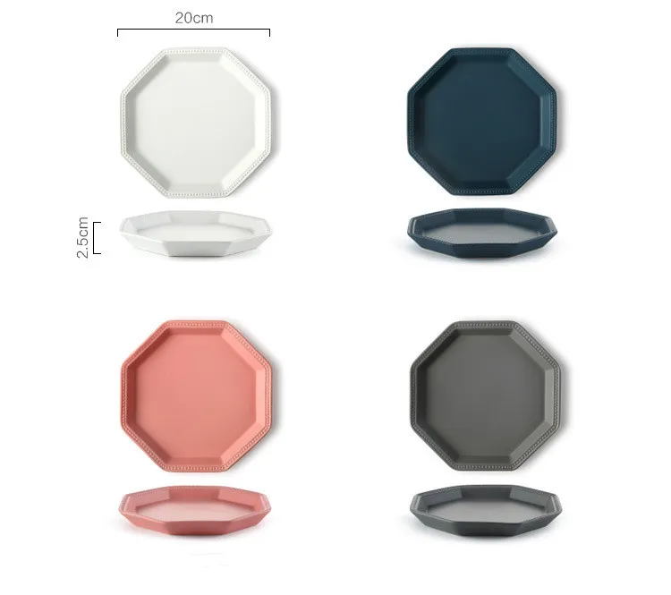 1PC Ceramic Steak Dish Fruit Dessert Plate Western-style Food dishes and plates sets snack dish OK 0890 | Дом и сад