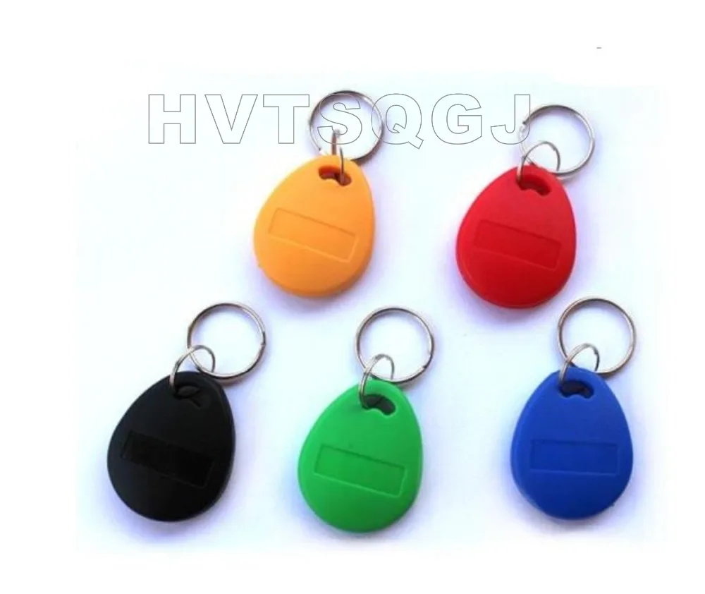 

500pcs/bag IC cards nfc tag S50 RFID 13.56 Mhz IC Tag Token with Key Ring engraved with codes