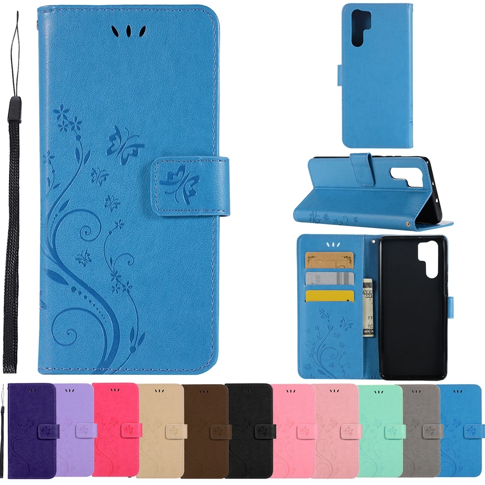 ETUI huawei P30 Pro флип кейс чехол для с принтом бабочки Искусственная кожа Чехол P30Lite