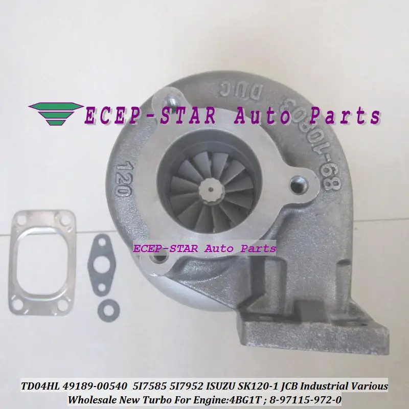 TD04HL 49189 00540 00511 00550 8 97115 0 972 4 97011 Turbo для ISUZU SK120 4BG1 T|Воздухозаборники| |