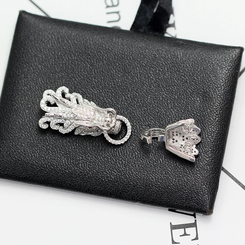 Beadsnice, 925 пробы, серебряное, складное, на застежках, микро проложенный, ювелирное изделие, компоненты, ручная работа, сделай сам, жемчуг, ожерелье, ID39212