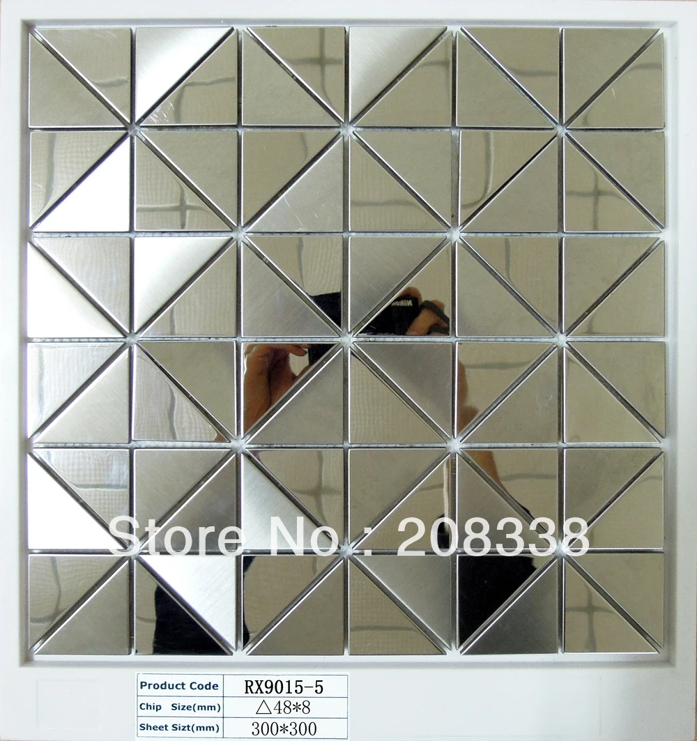 Металлическая плитка из нержавеющей стали мозаичная кухня BACKSPLASH ванная комната