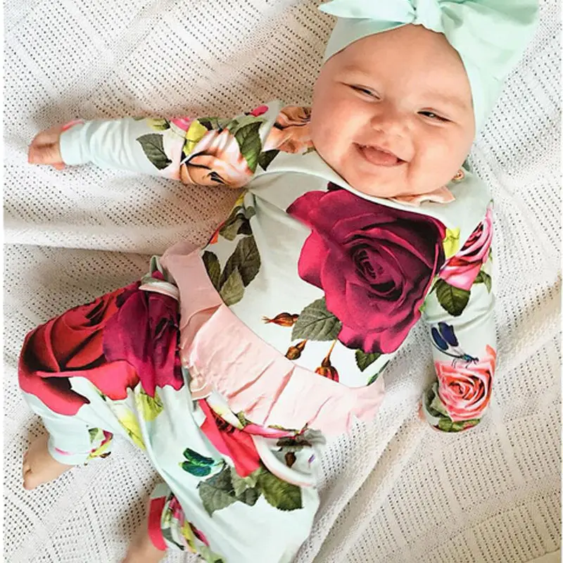 2 шт. футболка и штаны с длинным рукавом для новорожденных девочек | Мать ребенок