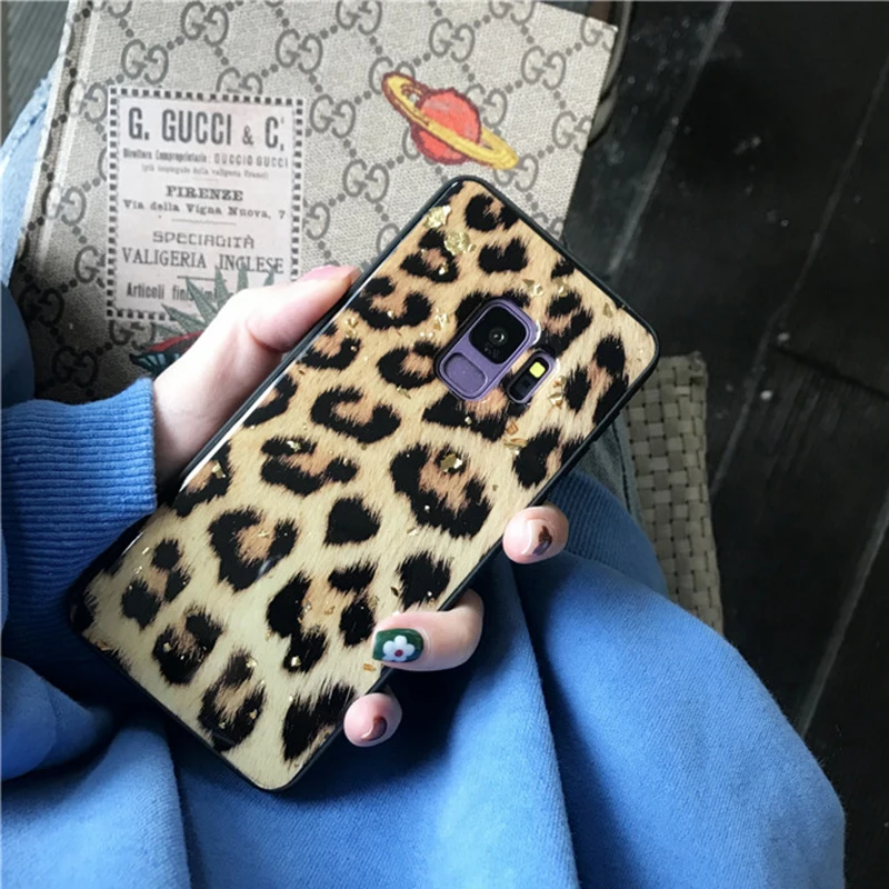YHBBCASES модный сексуальный леопардовый чехол для телефона Samsung Galaxy S8 S9 S10 Plus мягкие