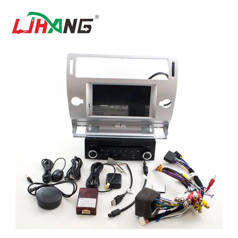 Автомобильный DVD плеер LJHANG Android 10 для Citroen C4 C Triumph four 2004 2012 GPS навигация 1DIN