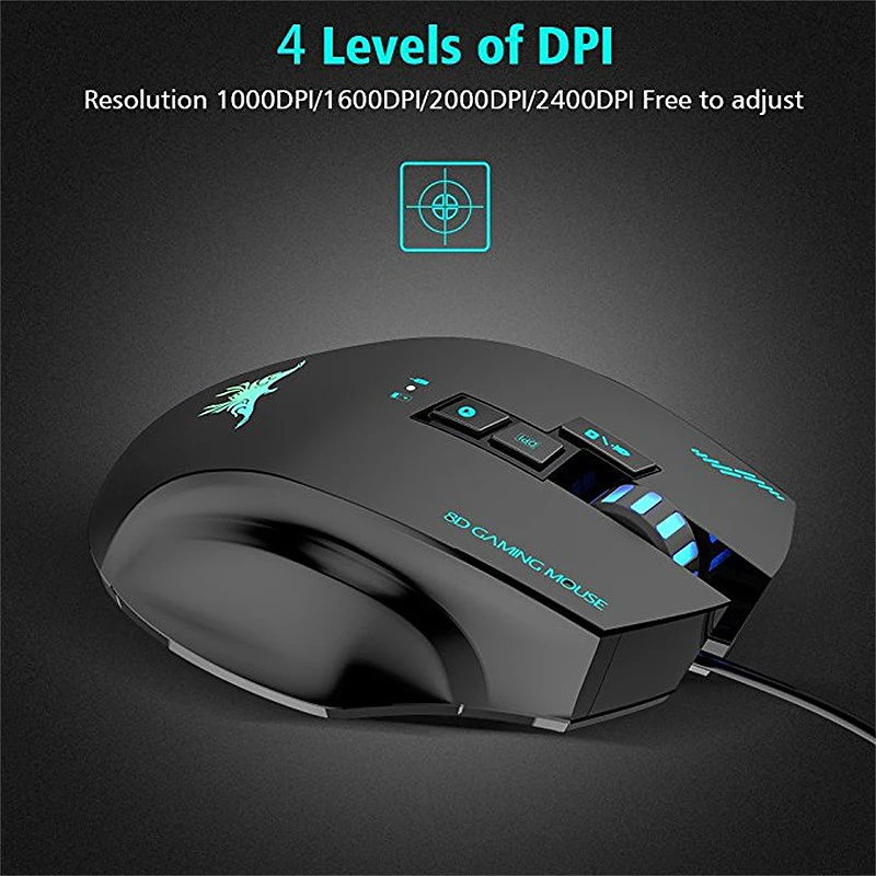 FELYBY USB беспроводная мышь человеческая дизайнерская портативная игровая