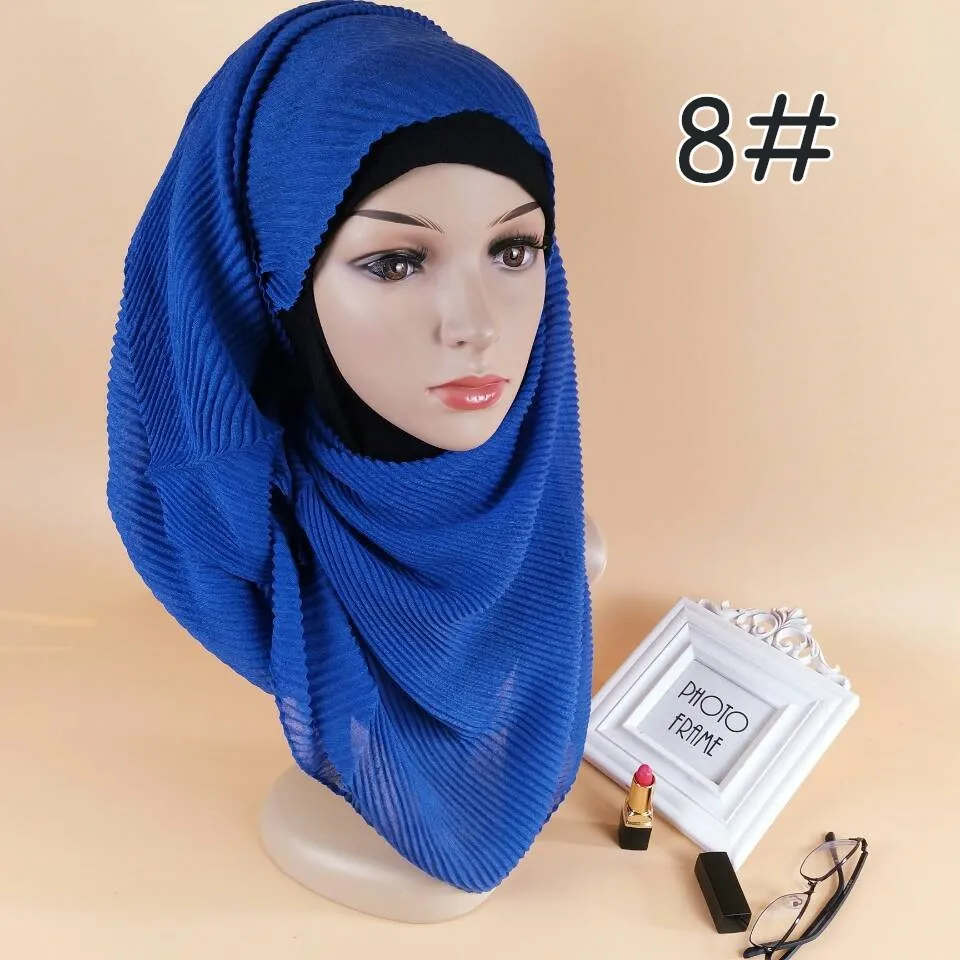 180*70 см мягкие носки из тонкого хлопка Hijab шарф Мусульманский платок исламский аксессуары Платки femme