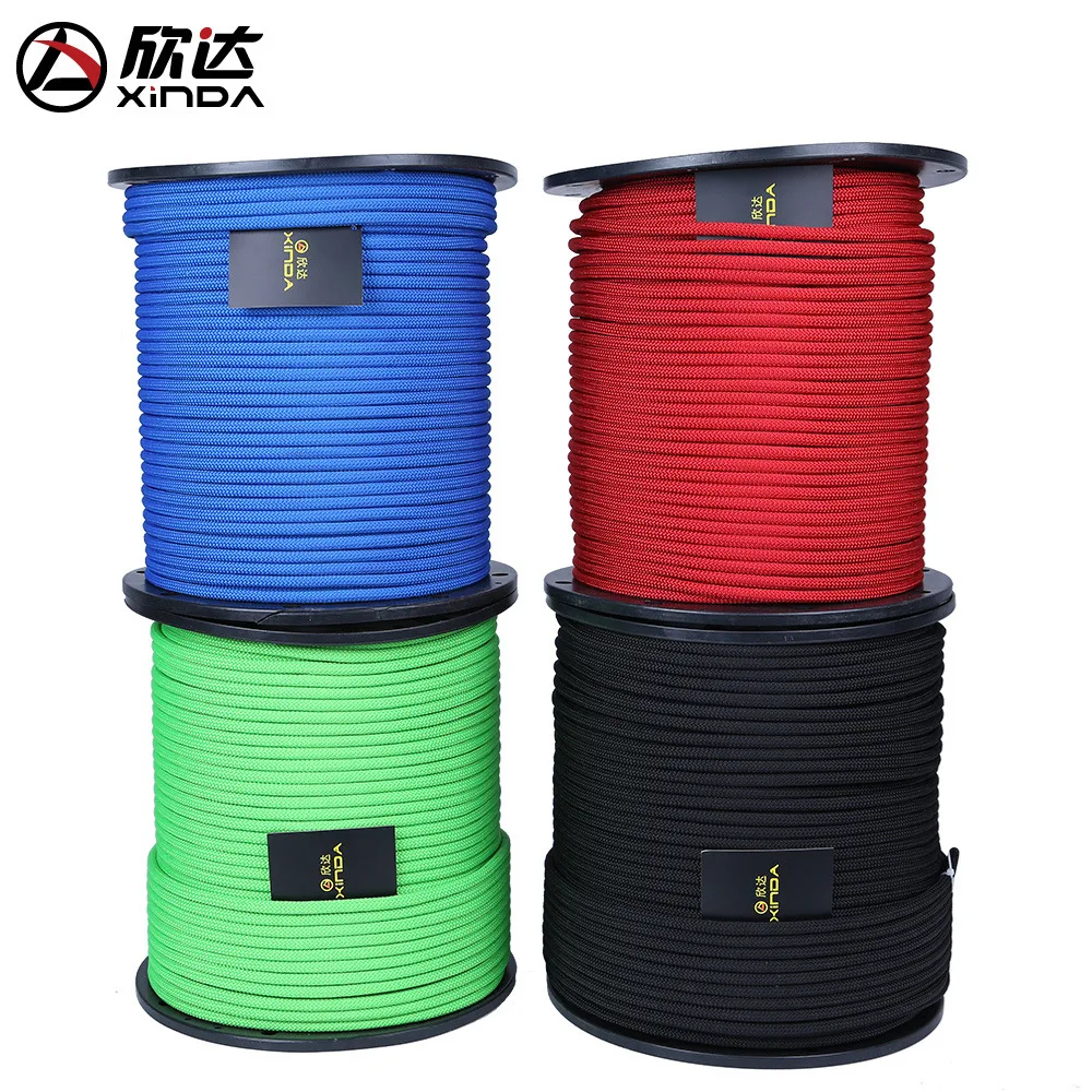 XINDA 2017 Новый Открытый 8 мм статический канат спасательный Скалолазание Веревка