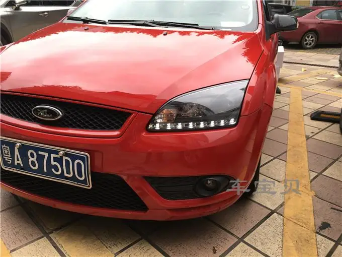 JGD Фирменная Новинка Стайлинг для Ford светодиодная фара для Focus 2005-2008 фары Би-ксеноновые лампы головного света светодиодный ДРЛ огни для автомобиля