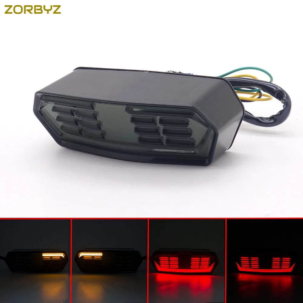 ZORBYZ дым светодиодный задний фонарь стоп сигнал поворотник &quotбегущая вода&quot