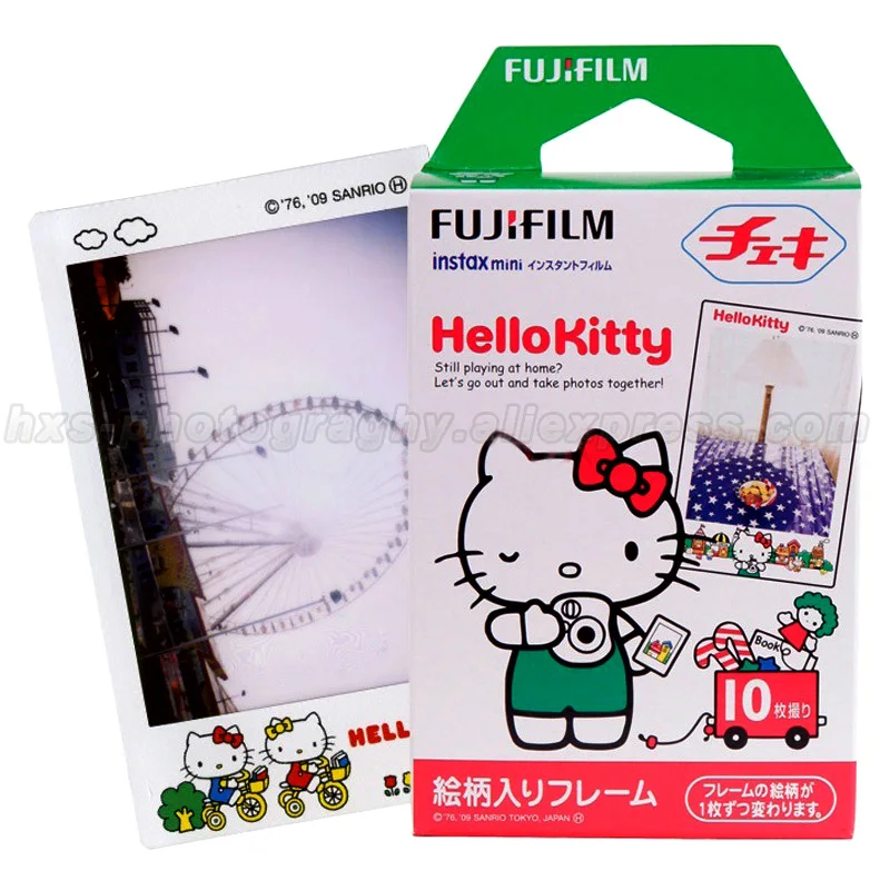 Оригинальный 10 шт. Fujifilm Instax Mini 9 пленка Fuji фотобумага hello kitty для 8 50 s 7 70 90 25 Share SP 1 2