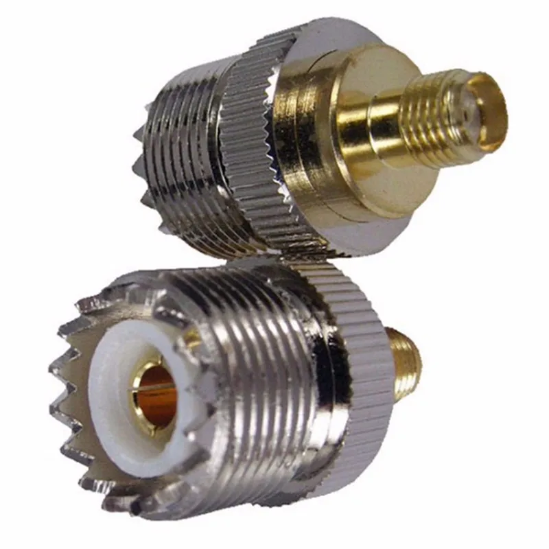 4 шт. двухсторонний радиочастотный антенный адаптер (S021A) SMA Female to SO239 (PL259) UHF для