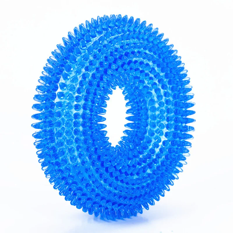 Резиновый мяч для детской игрушки молярные чистящие домашних животных звуковой