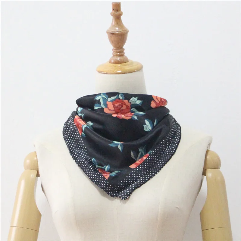 Женский Дикий декоративный весенне осенний корейский Тонкий шелковый шарф