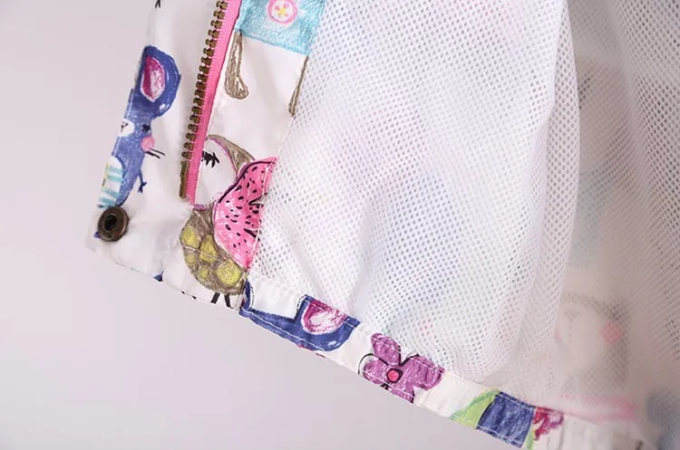 BibiCola/весенне-летние куртки для девочек детское пальто повседневная верхняя