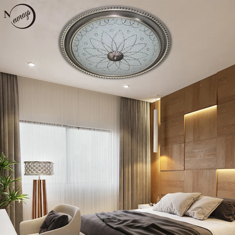 

Металлический потолочный светильник в стиле ретро с промышленным покрытием, светодиодный потолочный светильник 220 В с теплым белым светом ...