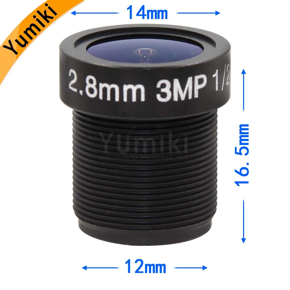Yumiki 3 0 мегапикселей M12 MTV 2 8 мм 3MP HD CCTV объектив ИК камеры безопасности с