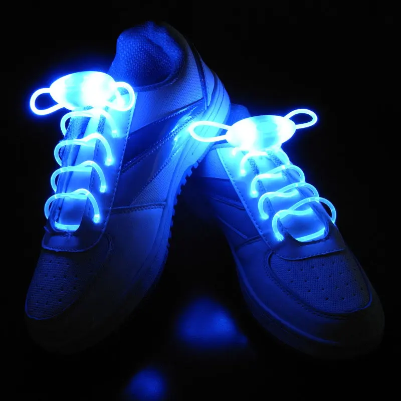 Вечерние светодиодный шнурки флэш светильник 3 режима светящиеся катание бег