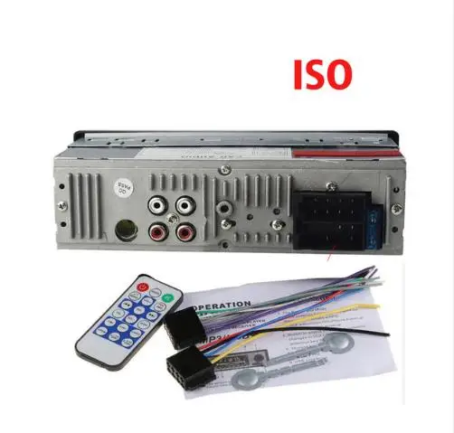 12V Bluetooth 1din Vintage Car Radio MP3 Player Stereo USB AUX Classic Car Stereo Audio ISO