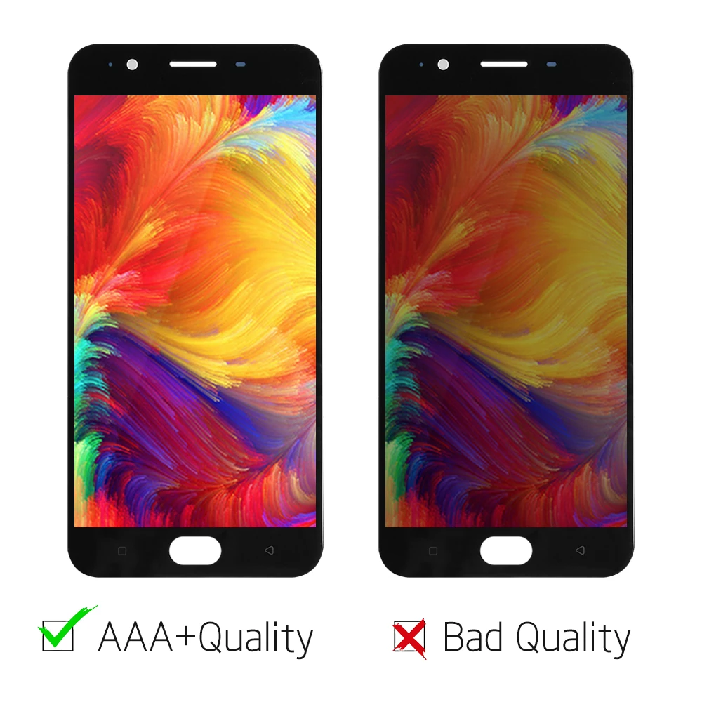 5 ''Оригинальный дисплей для OPPO F1S LCD сенсорный экран дигитайзер Рамка Oppo A59