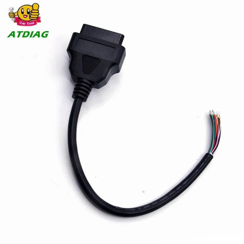 16 контактный Автомобильный диагностический интерфейс OBD 2 адаптер OBD2 Женский