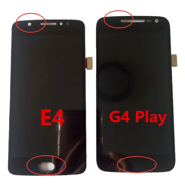 10 шт./лот Черный Белый для Motorola Moto G4 Play XT1603 XT1601 XT1604 XT1602 ЖК-дисплей с сенсорным