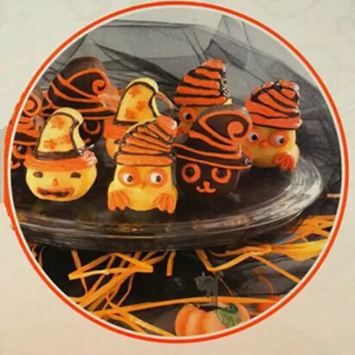 Силиконовая форма для торта на Хэллоуин 8 отверстий тыква призрак кошка зомби