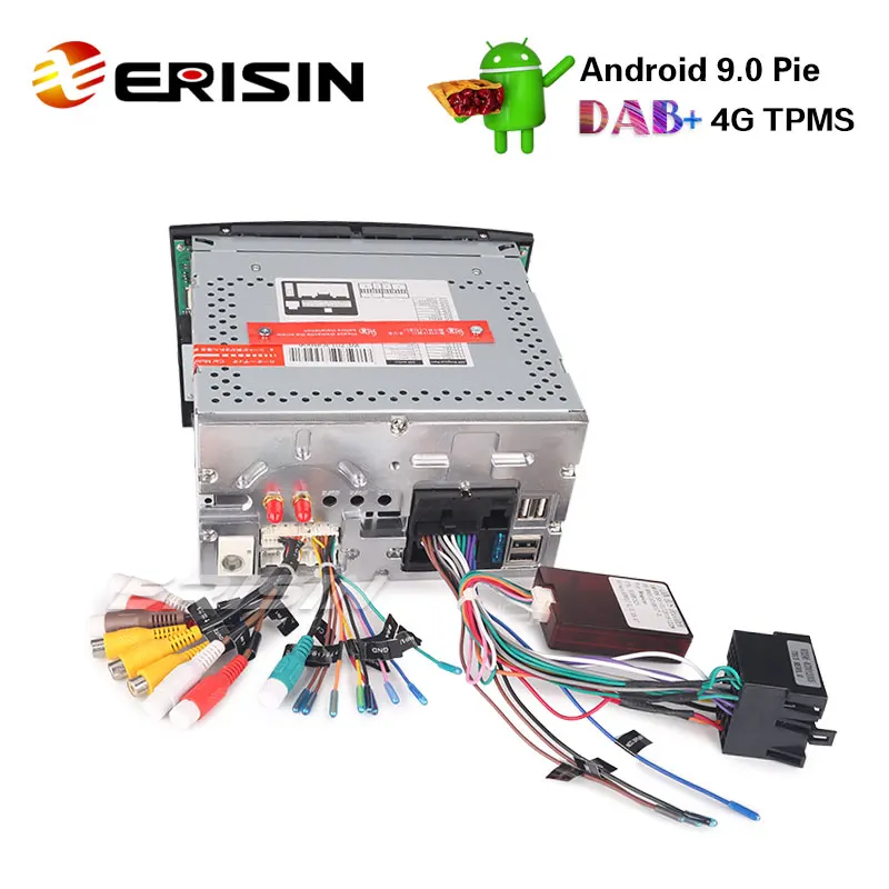 Erisin ES4813M 7 &quotAndroid 9 0 Авторадио GPS DAB + 4G Wifi DTV RDS Bluetooth навигация TPMS для Renault Megane |