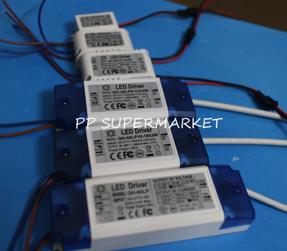 AC 85 265V 1 3x3w 2 4x3w 6 10x3w 10 18x3w 18 30x3w 600mA 650mA светодиодный драйвер Питание трансформатор