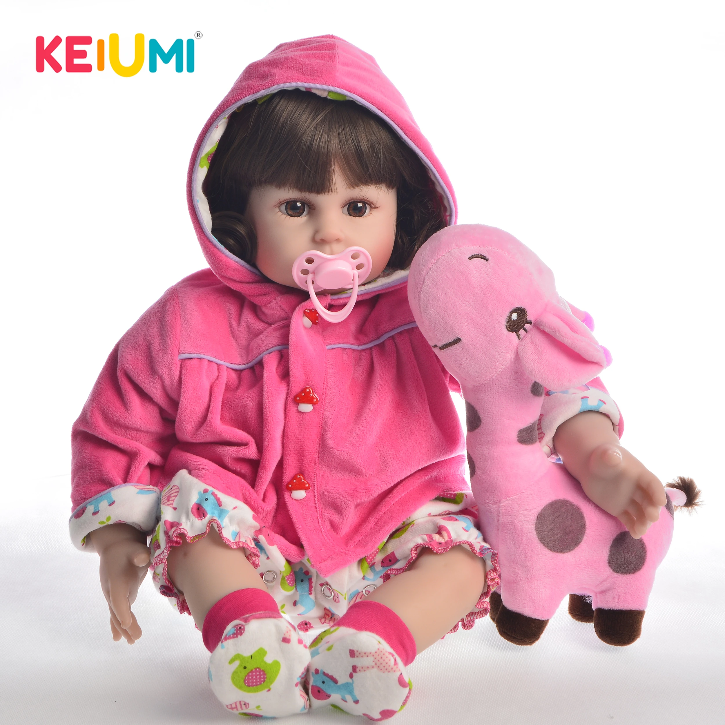 Модная Кукла реборн KEIUMI 50 см милые куклы для новорожденных 22 дюйма игрушки