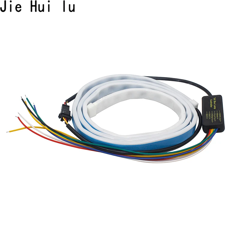 Автомобильный стиль RGB ходовая часть 120 см плавающий светодиодный светильник для багажника, освещение багажного отсека, динамический фонарь, светодиодный сигнал поворота