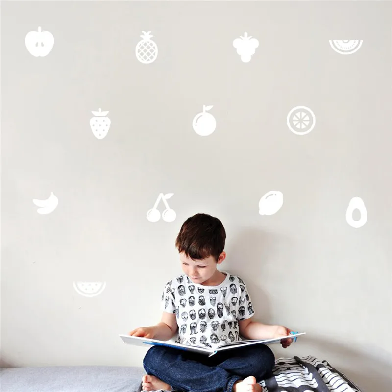 Кухня Холодильник Виниловые Наклейки фрукты домашний декор muurstickers детские
