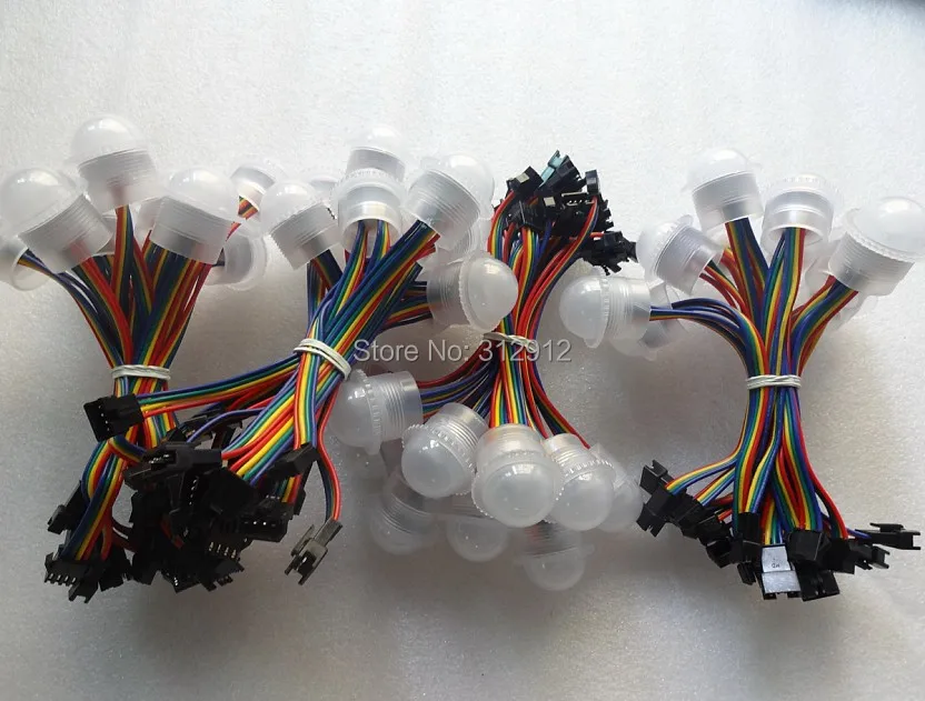 26 мм Диаметр WS2801 СВЕТОДИОДНЫЙ пиксельный модуль 1 шт. 5050 SMD RGB LED DC5V вход матовая