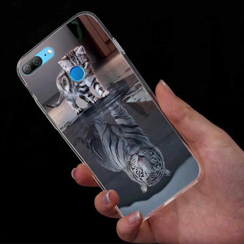 Силиконовый чехол для телефона huawei honor 9 lite чехлы из мягкого ТПУ задняя крышка